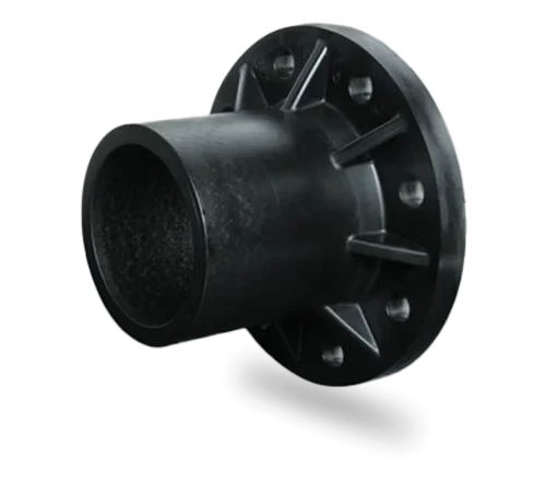 Fully injected long HDPE flange adapter