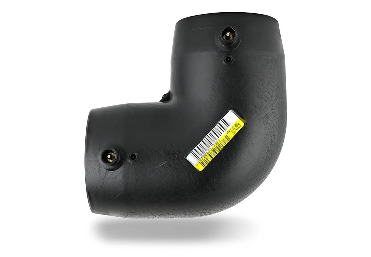 90⁰ HDPE EF elbow front