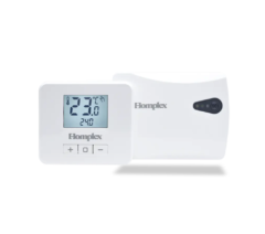Non-programmable room thermostat Homplex EVO X RF front group