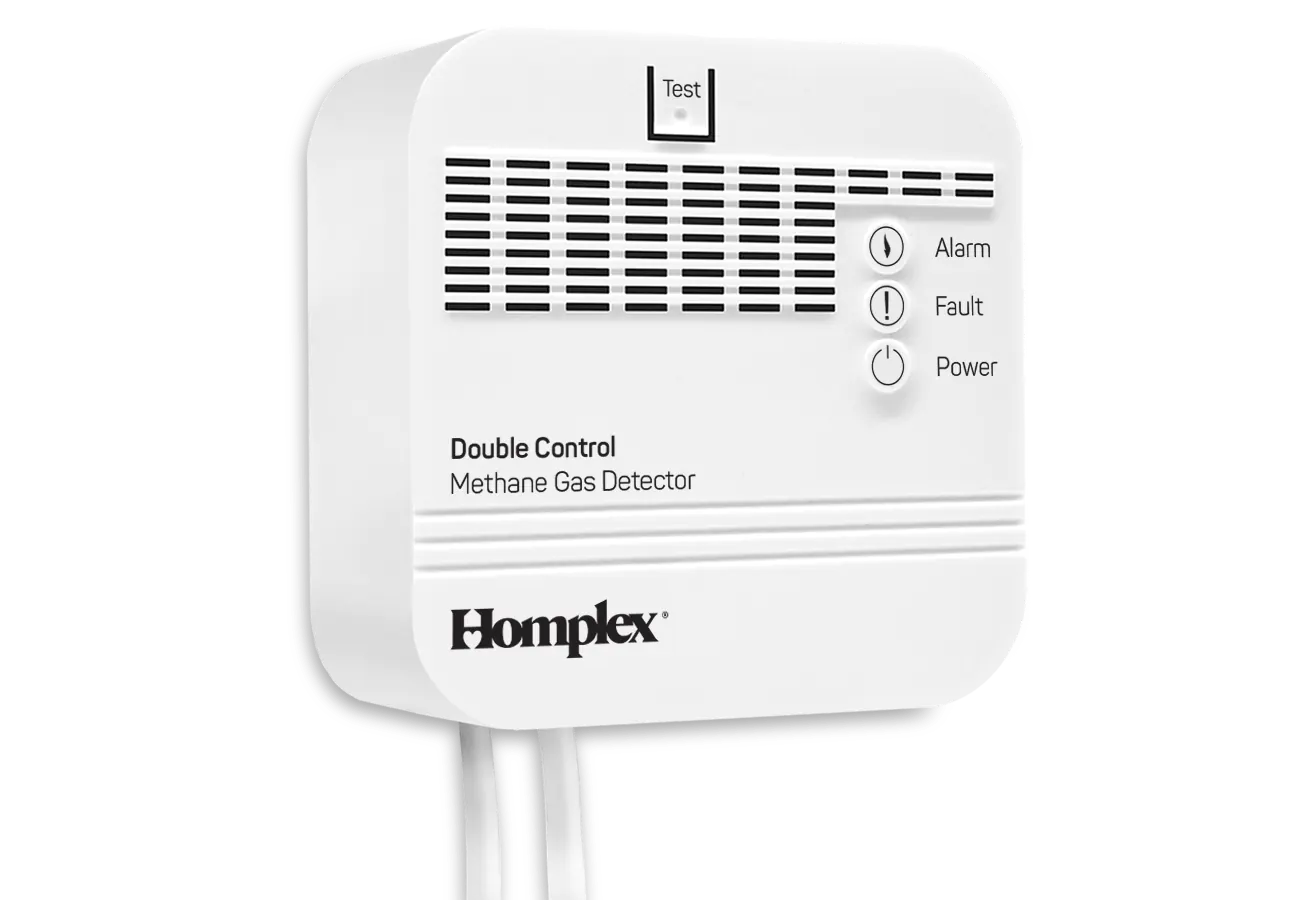 Detector de gaz metan Homplex HD100 Double Control montaj pe perete