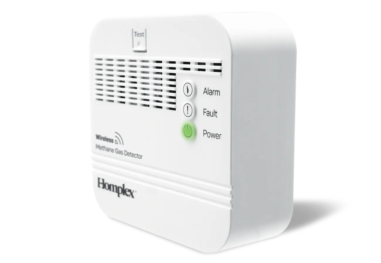Detector de gaz metan Homplex HD100 RF vedere lateral dreapta