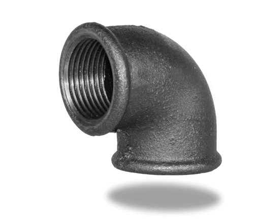 Cast iron elbow 90° interior interior