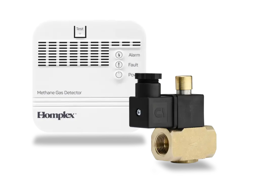 HD300 echipament de protectie gaz metan, detector si electrovalva DN15
