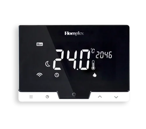 Homplex 19 Wi-Fi Black termostat front