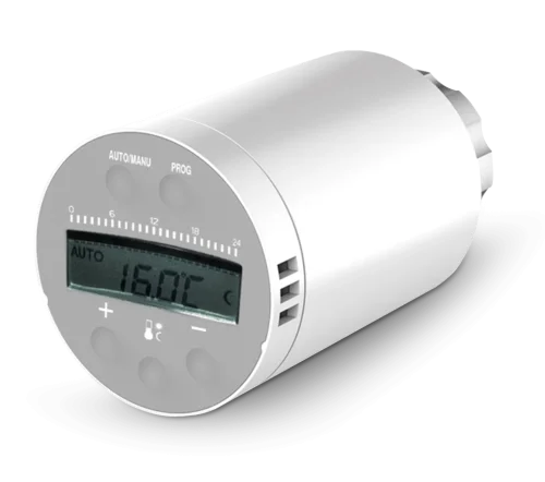 robinet termostatic dg801 vedere lateral stanga cu ecran pornit