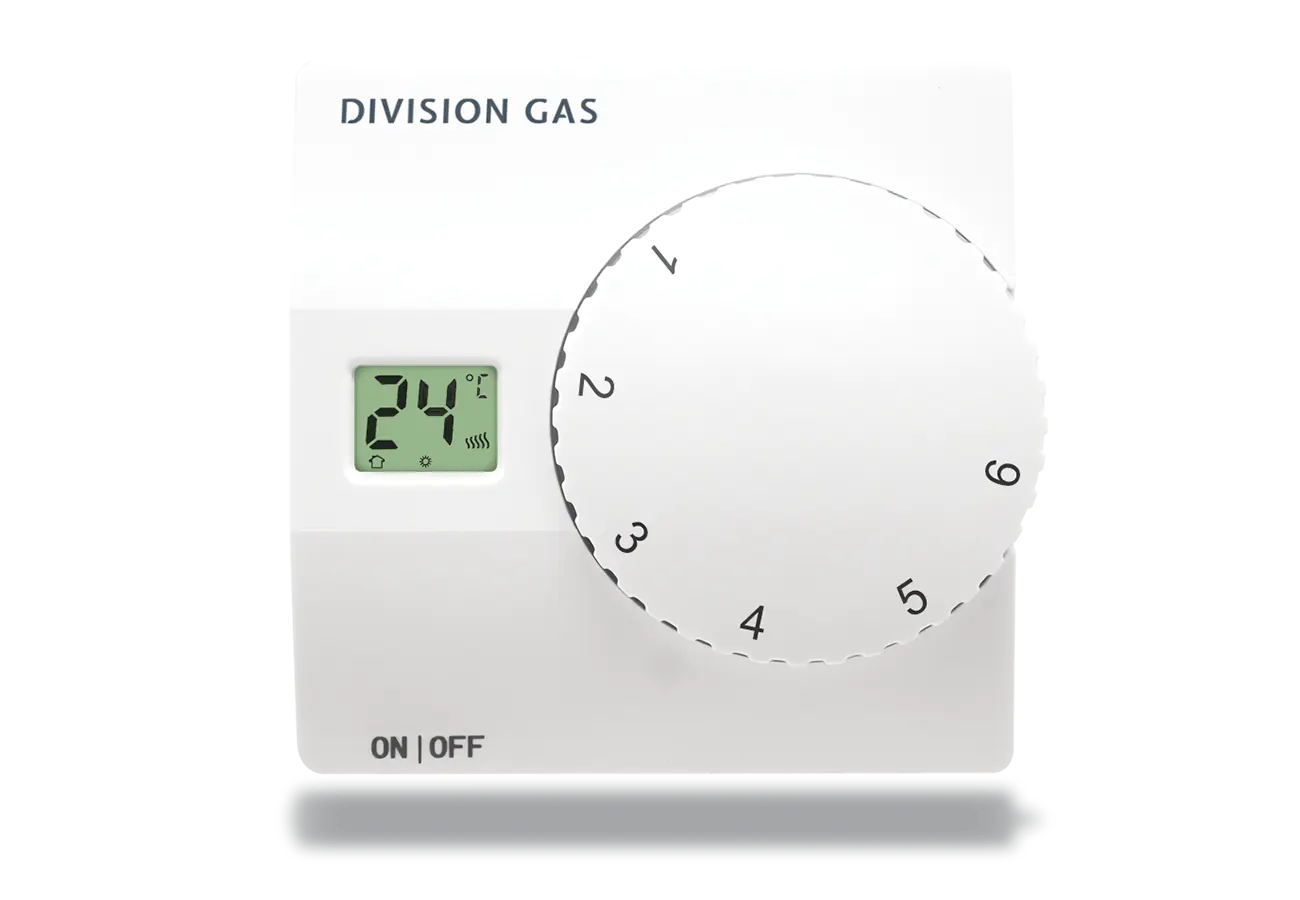 Non-programmable room thermostat DG816 front