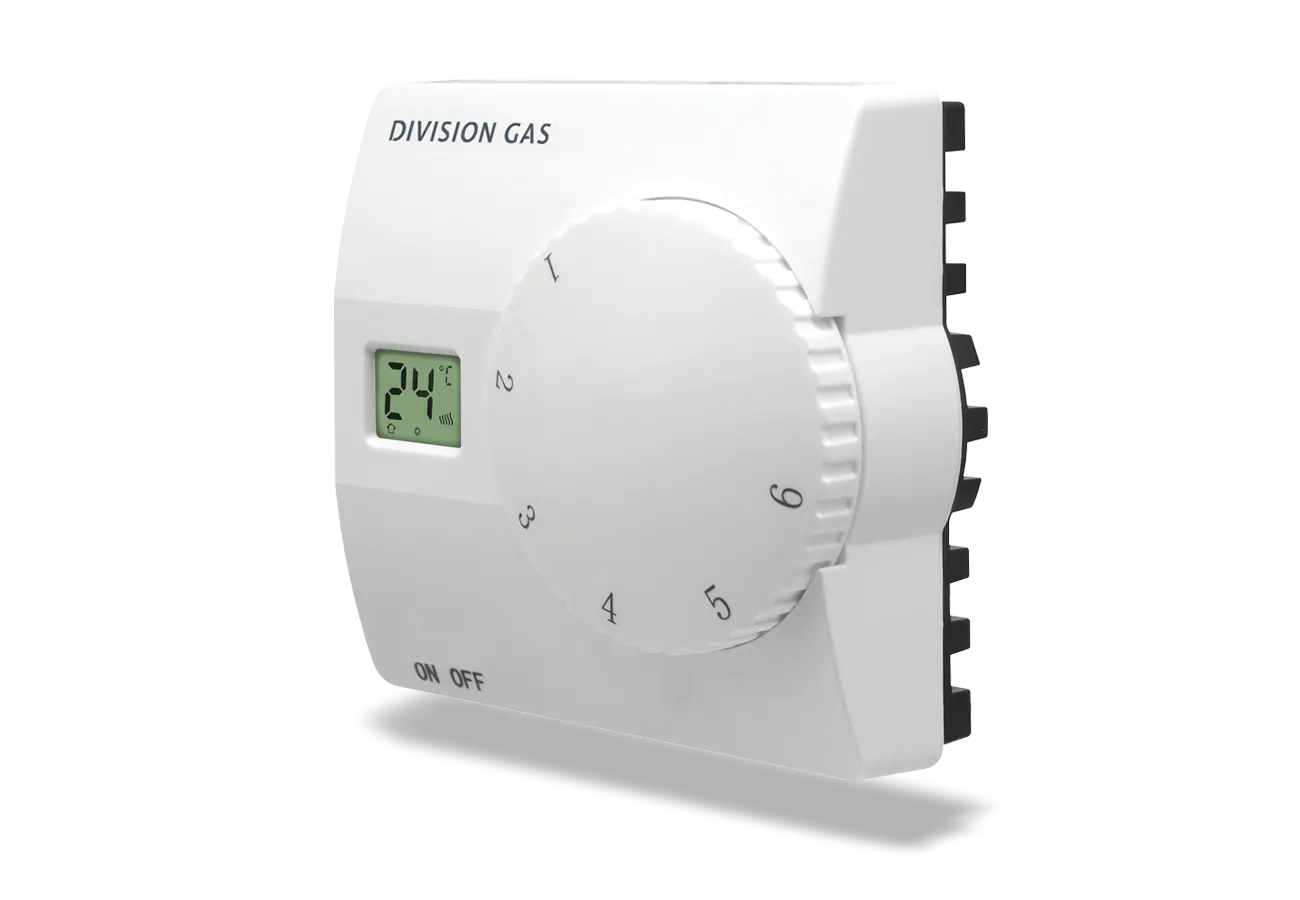 Non-programmable room thermostat DG816 side