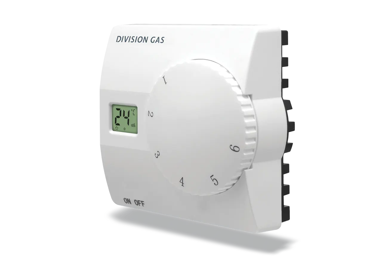 non-programmable-ambient-thermostat-dg816-rf-sideNon-programmable ambient thermostat DG816 RF side right