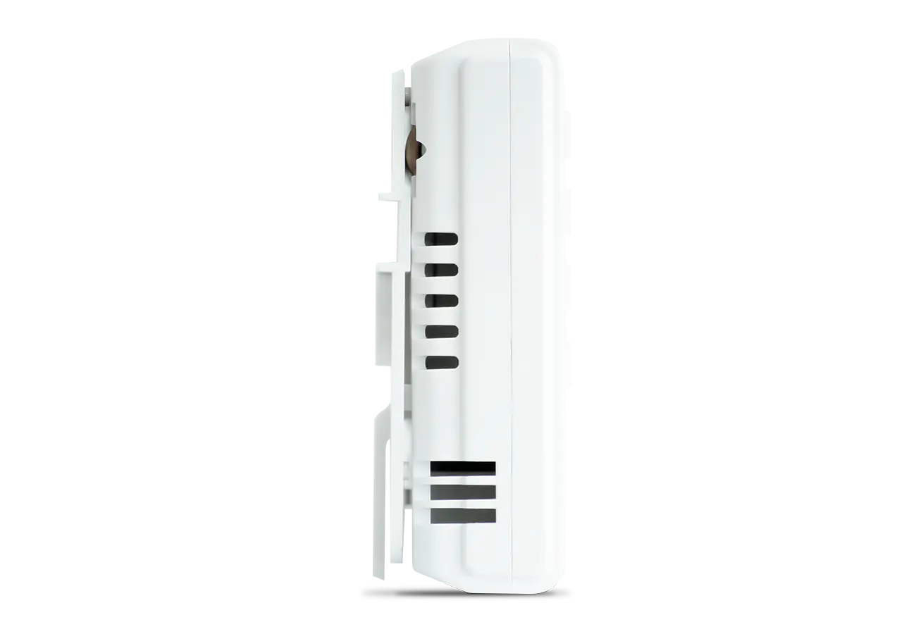 Programmable room thermostat DG908 GT side view