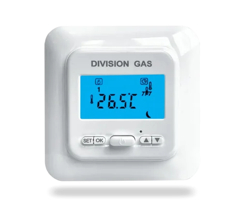 Thermostat for underfloor heating T38 front view