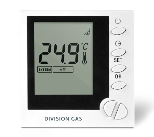 Programmable floor thermostat DG803X front