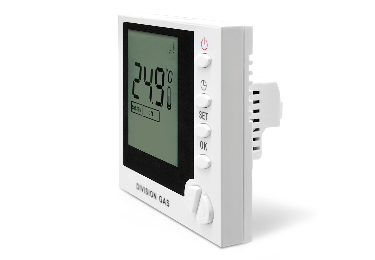 Programmable floor thermostat DG803X side