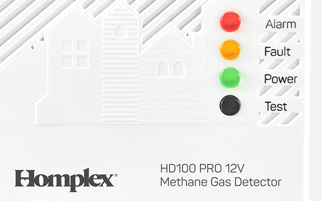 Activarea detectorului detector de gaz metan Homplex HD100 PRO 12V
