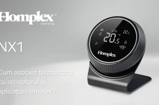 Homplex NX1 asociere termostat receptor aplicatie