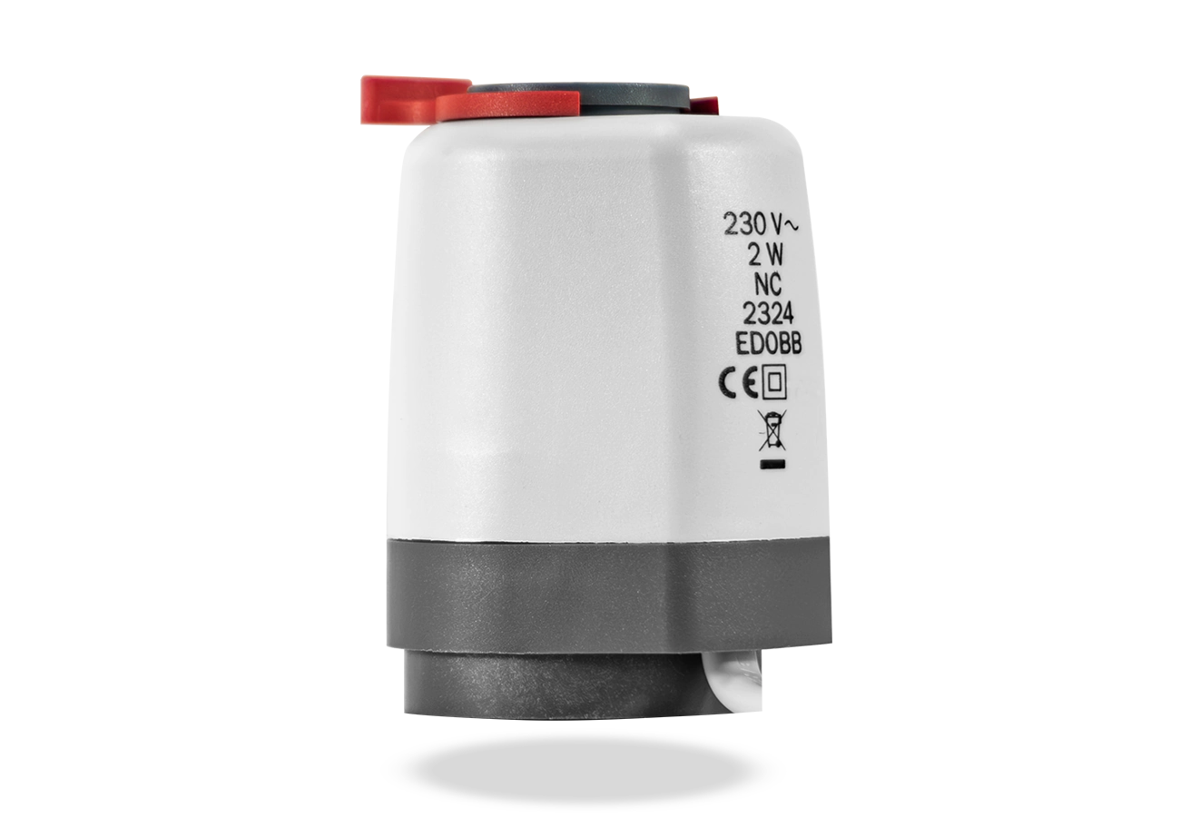 Homplex 66 Actuator electro-termic pentru încălzirea prin pardoseală Spate Lateral Stanga