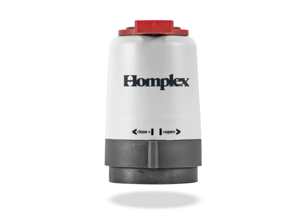 Homplex 66 Actuator electro-termic pentru încălzirea prin pardoseală Frontal