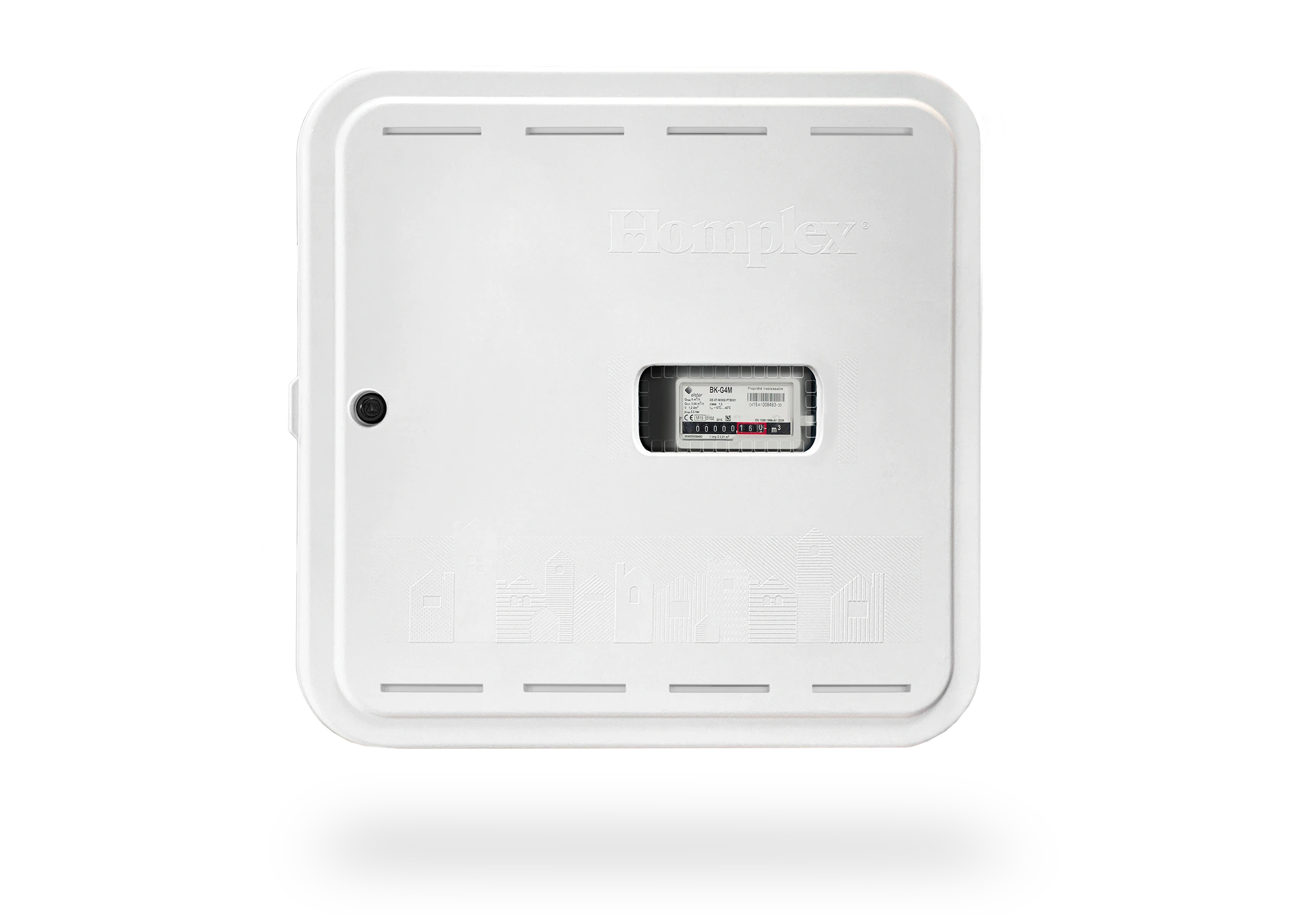 Composite fitted gas box HFP606025-DSG1 front view