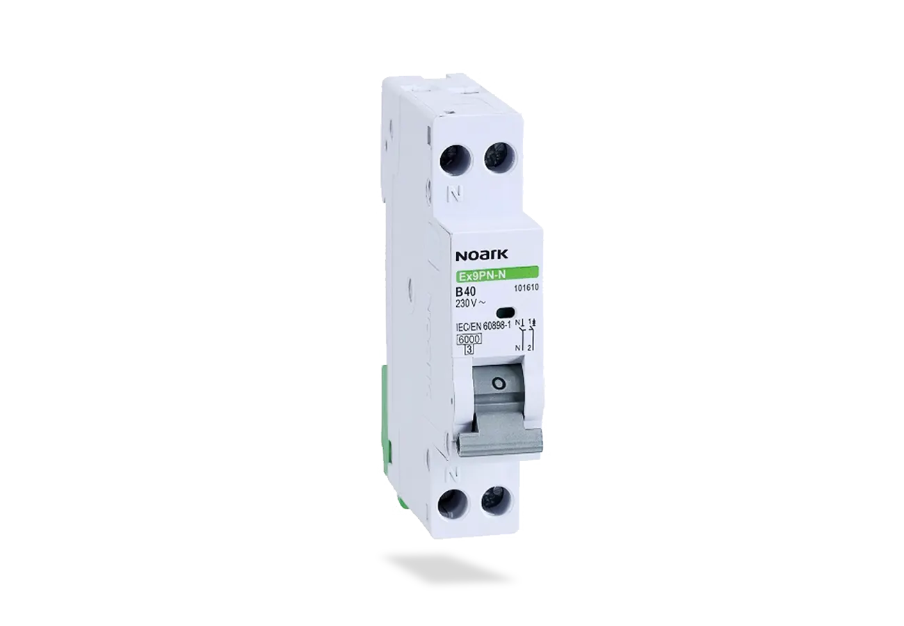 Siguranta automata Noark 1P+N 10A C 4.5kA IP20