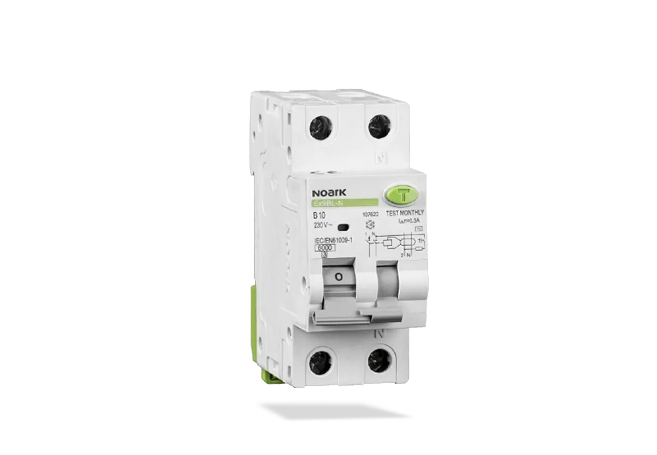 Siguranta automata diferentiala Noark 1P+N 25A 6kA 30mA 230VAC IP20